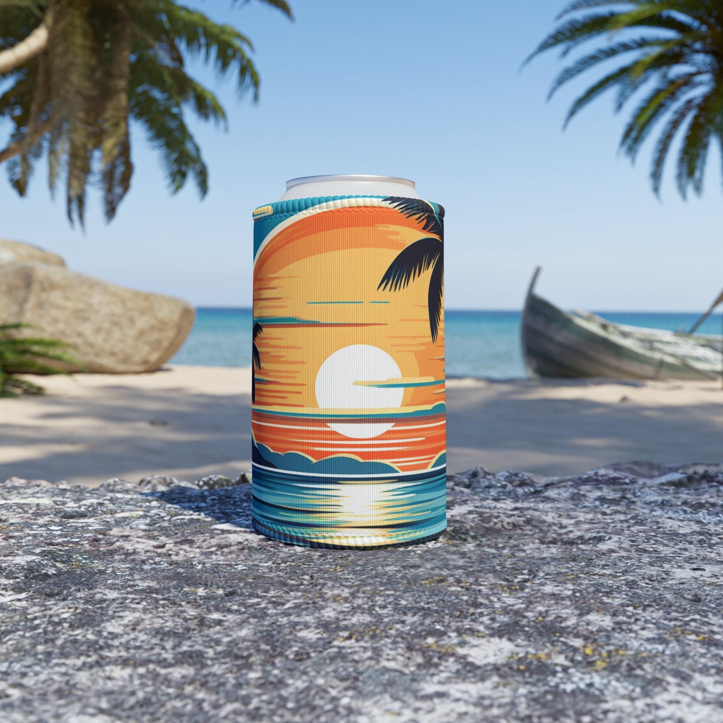 The Coastal Sunset - Stubby Cooler